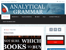 Tablet Screenshot of analyticalgrammar.com